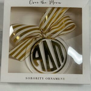 NIB Gold ADPi Sorority Ornament